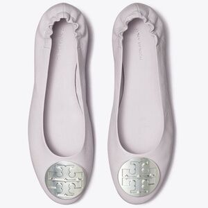 Tory Burch Claire‎ Ballet Flat - Spring Lavender Color Size 8.5